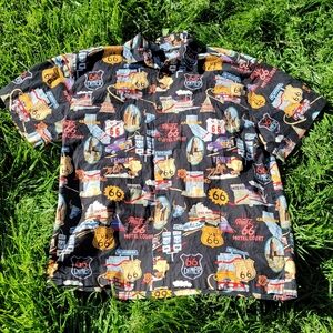 Vintage High Seas Route 66 Button Shirt